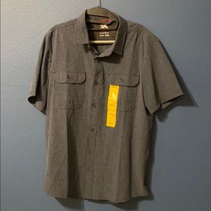 NWT Heather Blue ZeroXposur Button Down